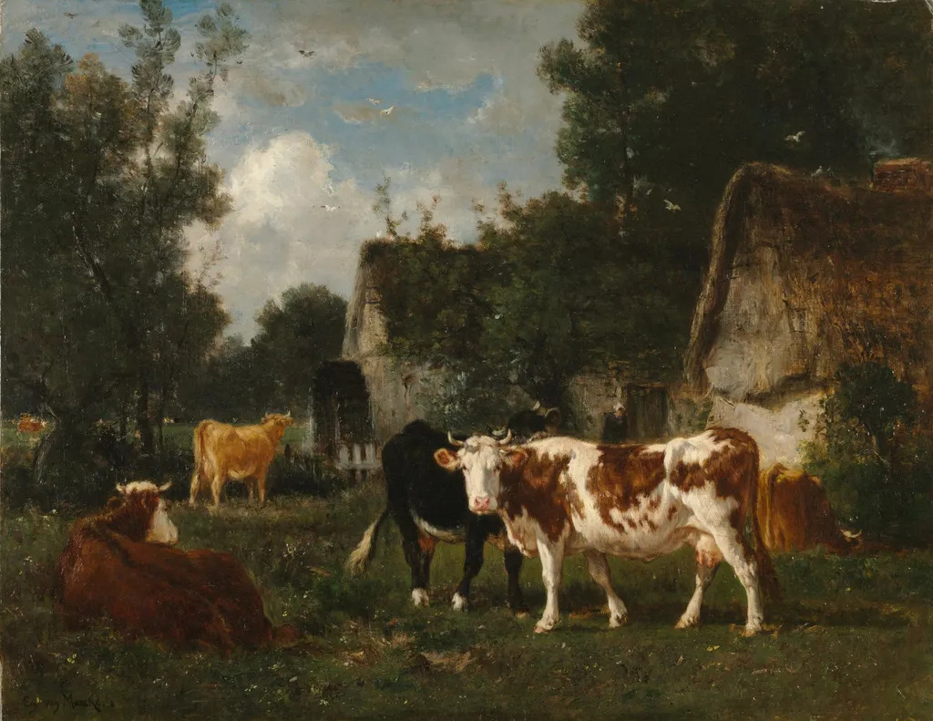 The Mill, by Emile van Marcke, unspecified, 1873