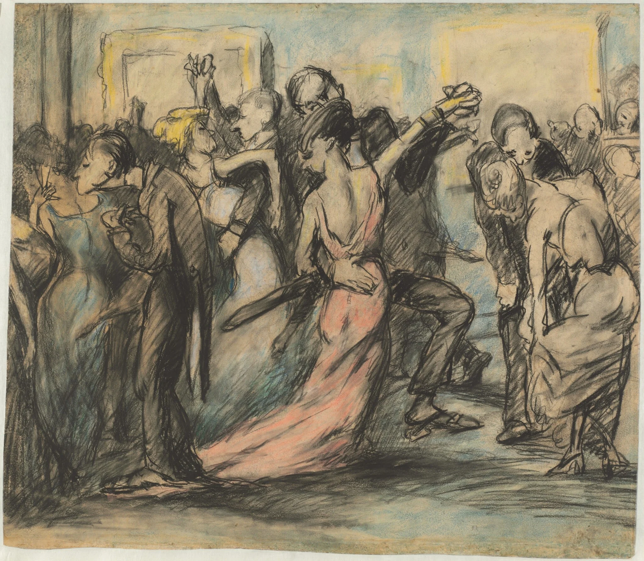 Society Ball [verso], detail