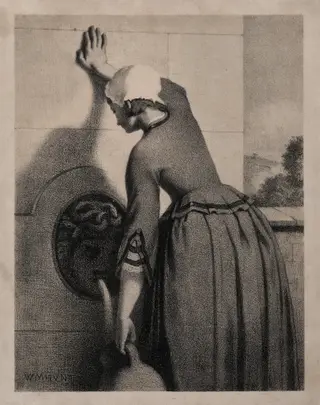 Women at a Well, by William Morris Hunt, 1857