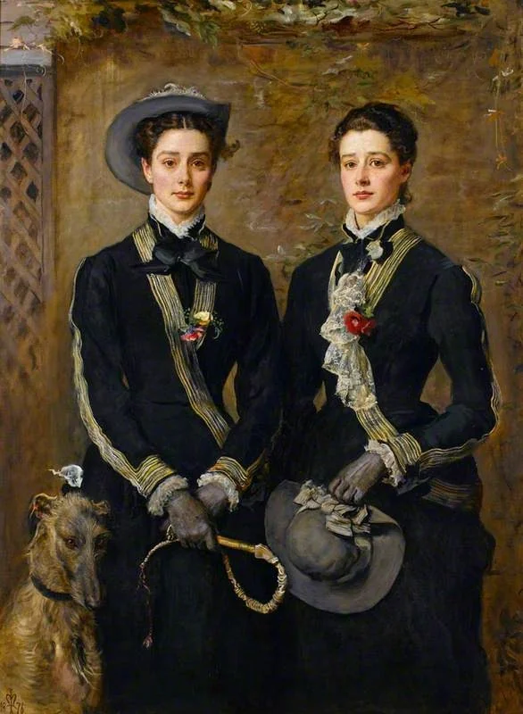 The Twins, Kate and Grace Hoare, detail