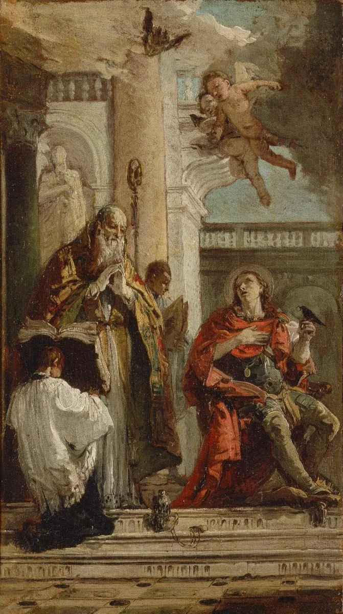 Santi Massimo e Osvaldo, detail
