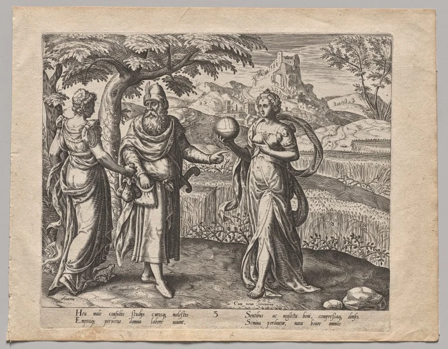 The Seed Received among the Thorns, detail