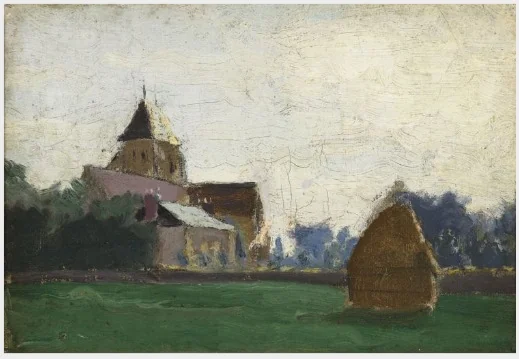 A Village Church, detail