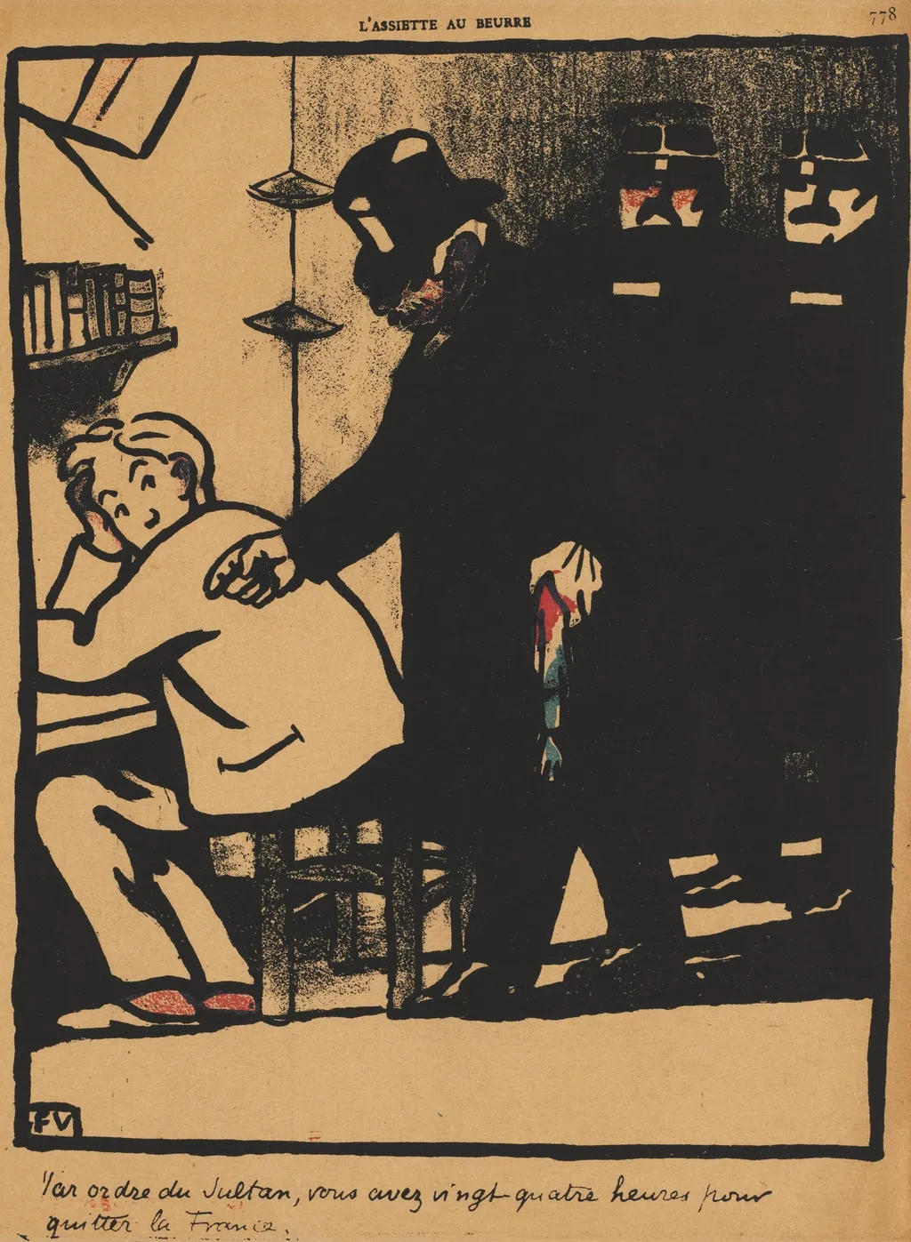 By order of the Sultan..., by Félix Vallotton, 1901