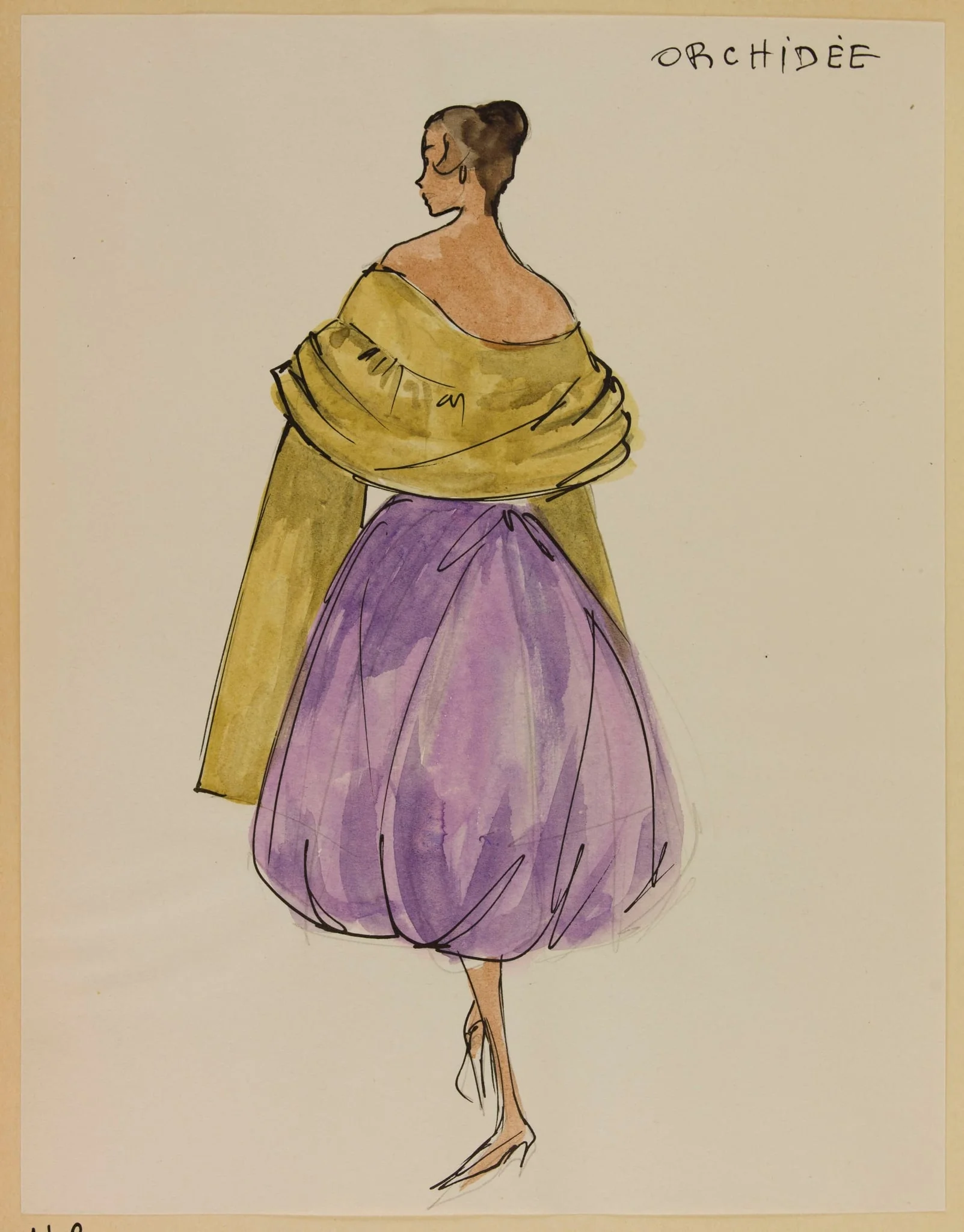 Orchidée, detail