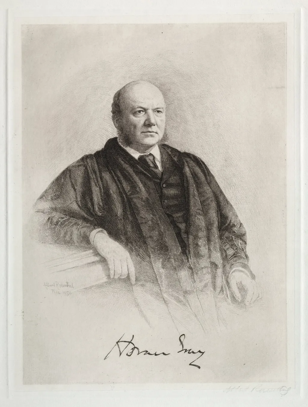 Horace Gray, by Albert Rosenthal, 1890
