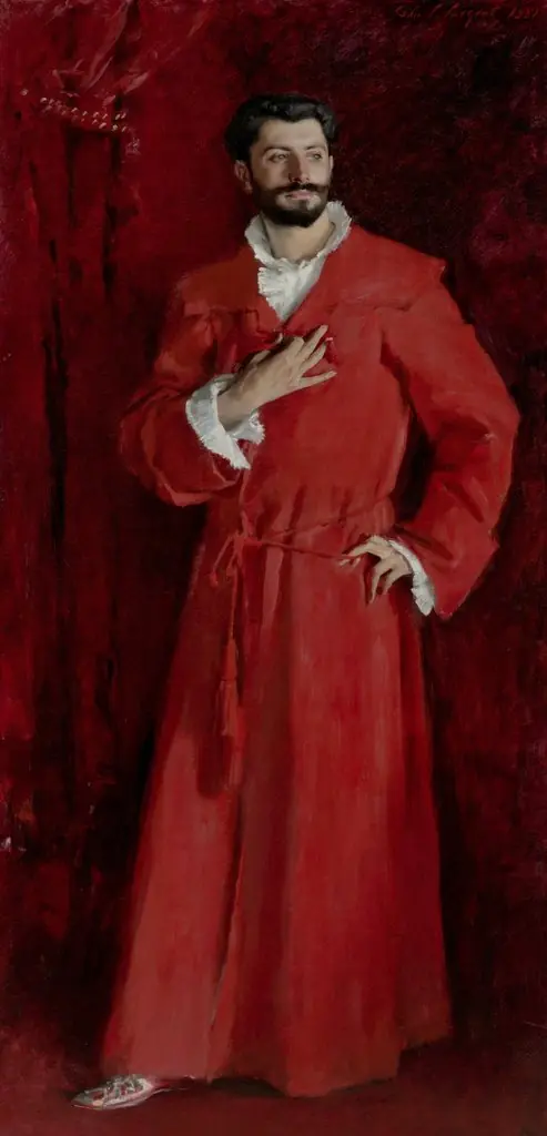 Dr. Pozzi at Home, by John Singer Sargent, oil, 1891