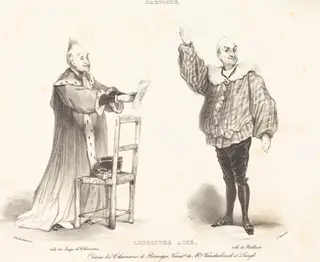 Lepeintre Ainé, by Tony Johannot, ink, 1831