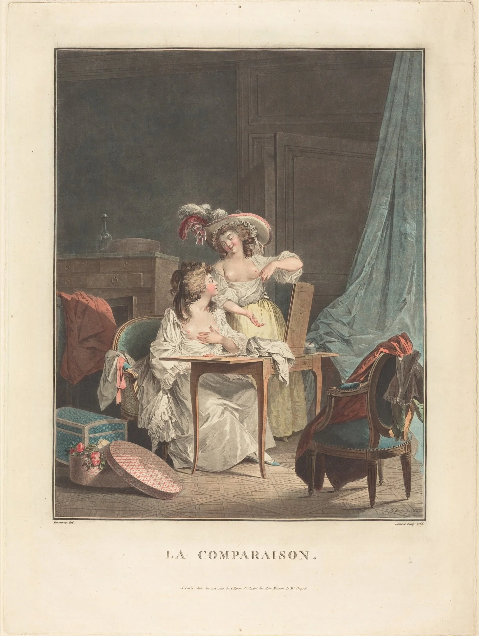 La Comparaison, detail