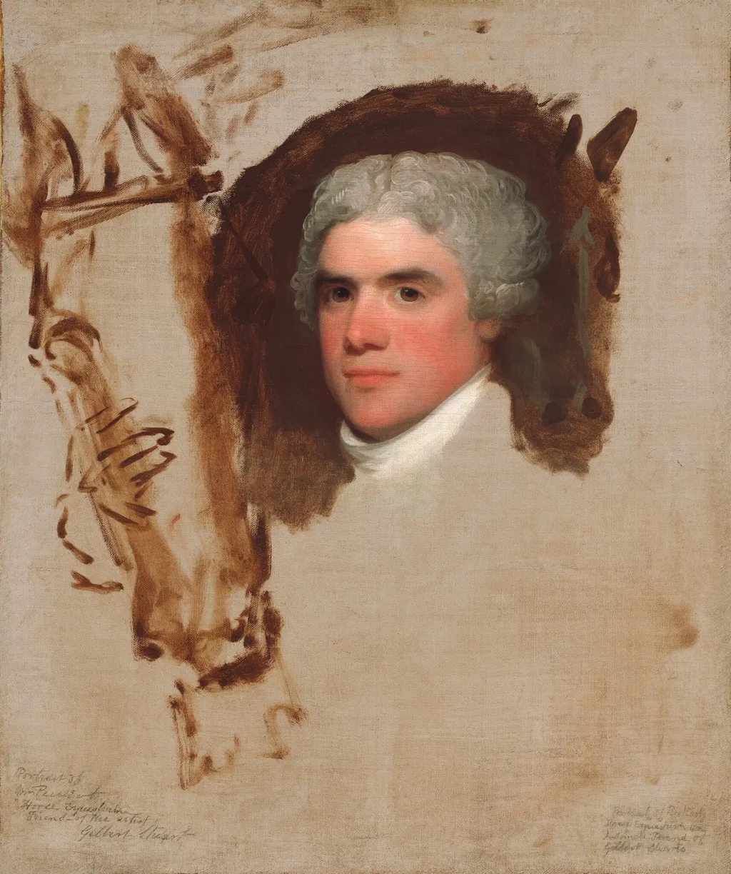 John Bill Ricketts, by Gilbert Stuart, oil, 1797