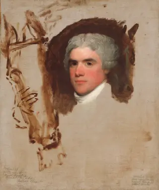 John Bill Ricketts, by Gilbert Stuart, oil, 1797
