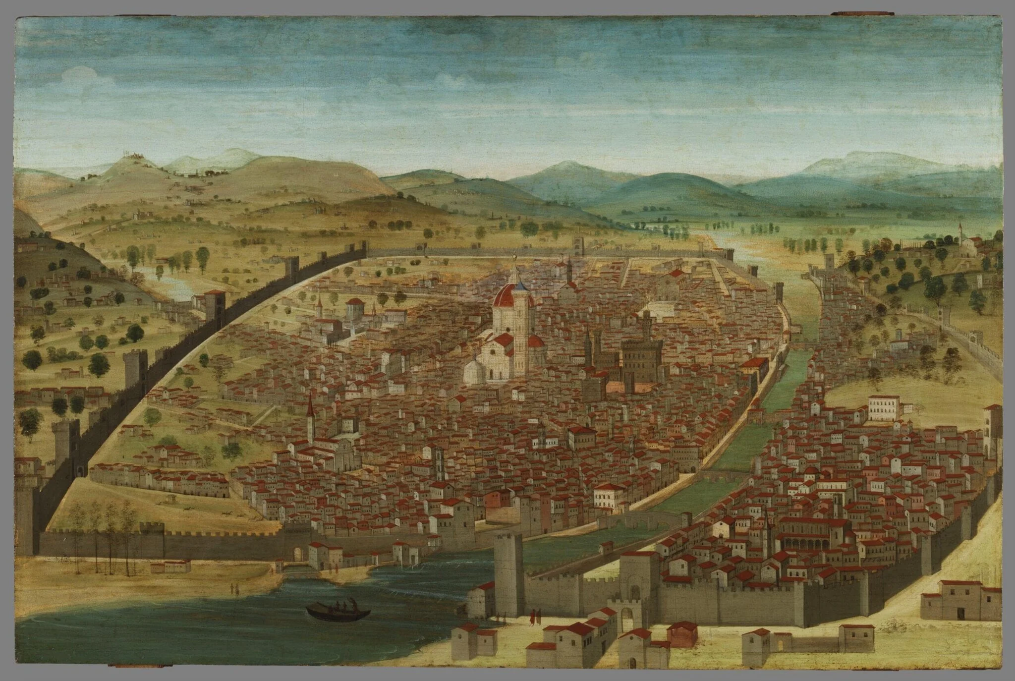 View of Florence from the South West, detail