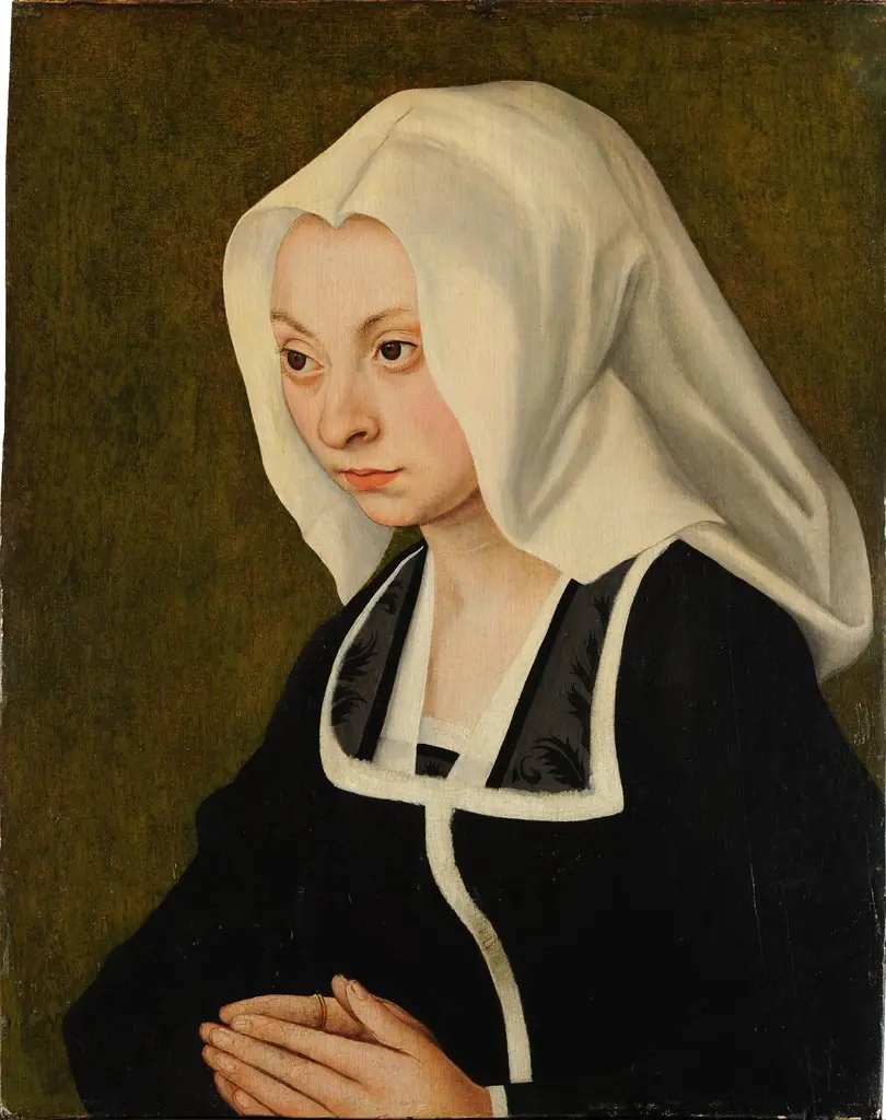 Portrait of a Woman, by Lucas Cranach the Elder, paint, 1508