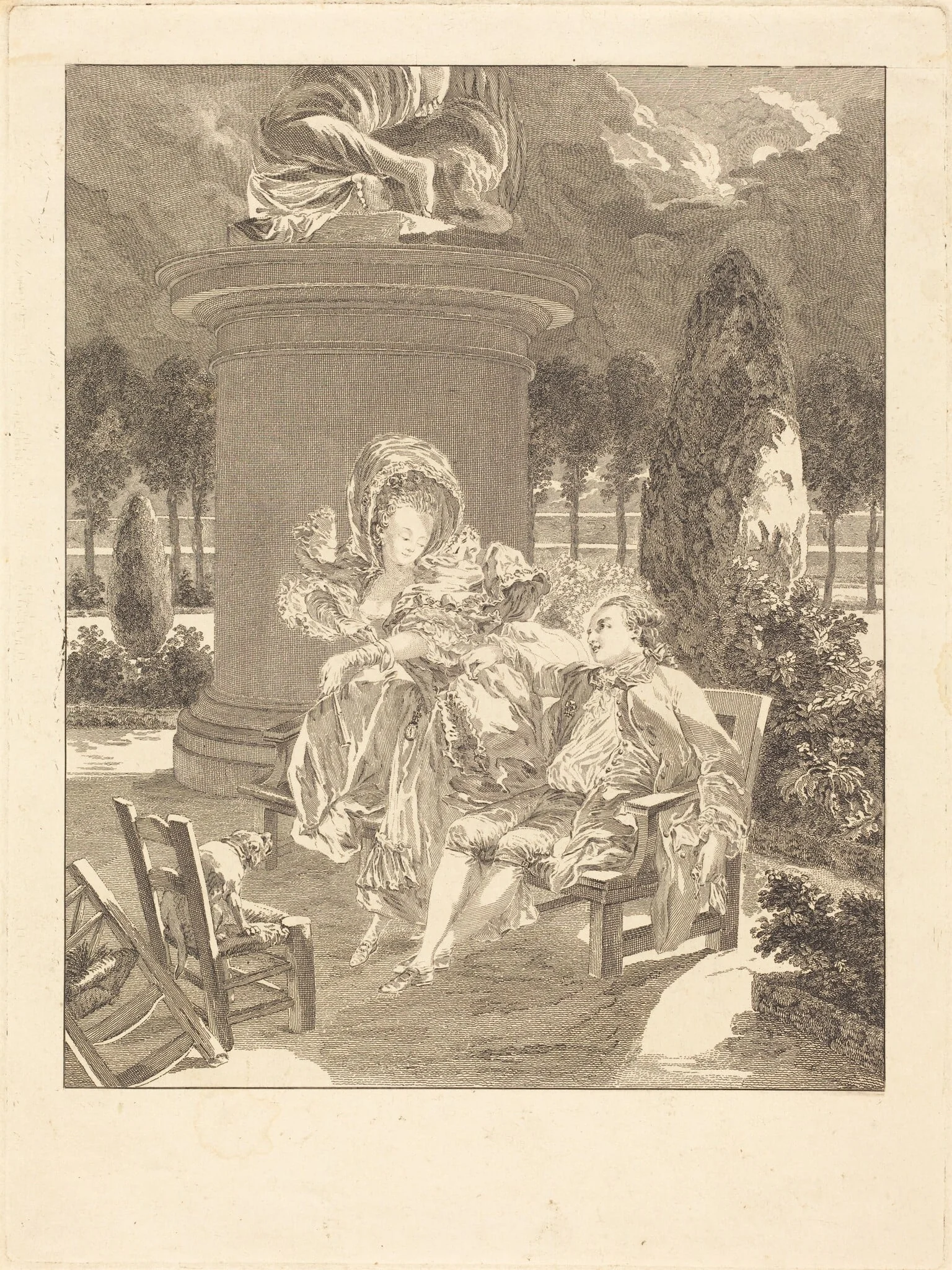 La soiree des Thuileries, detail