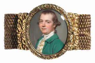 Portrait of Constantine Phipps, by John I Smart, watercolor, 1770