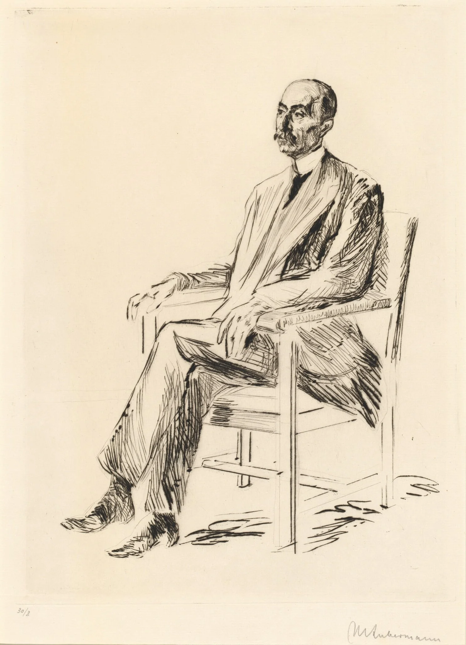 Burgermeister Dr. Burchard, detail