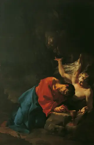 Christ on the Mount of Olives, by Paul Troger, oil, 1750