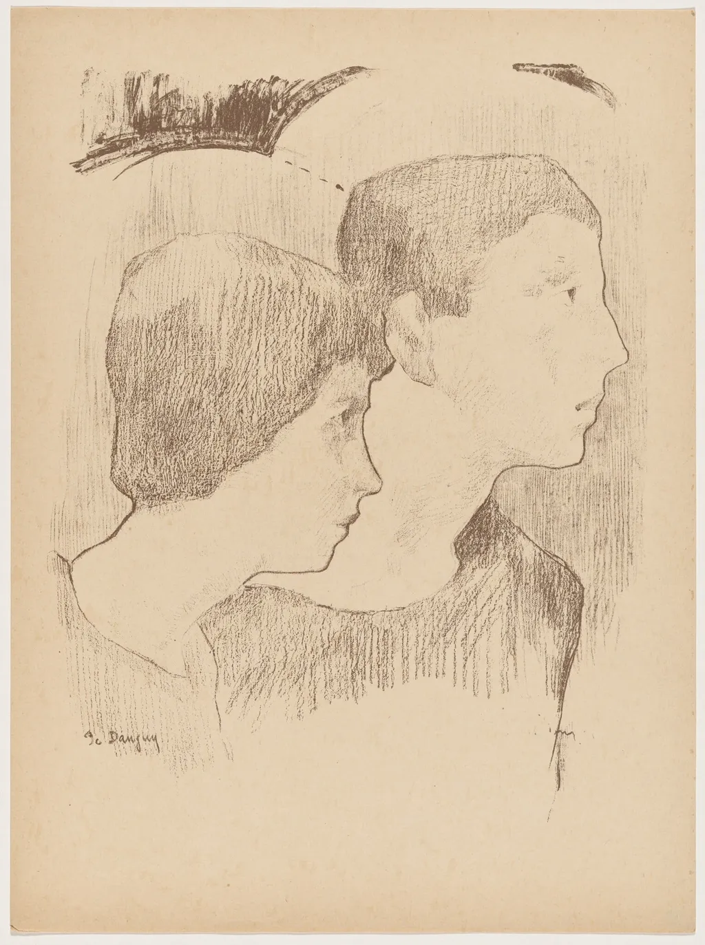 Martyrs, by Jean Danguy, ink, 1895