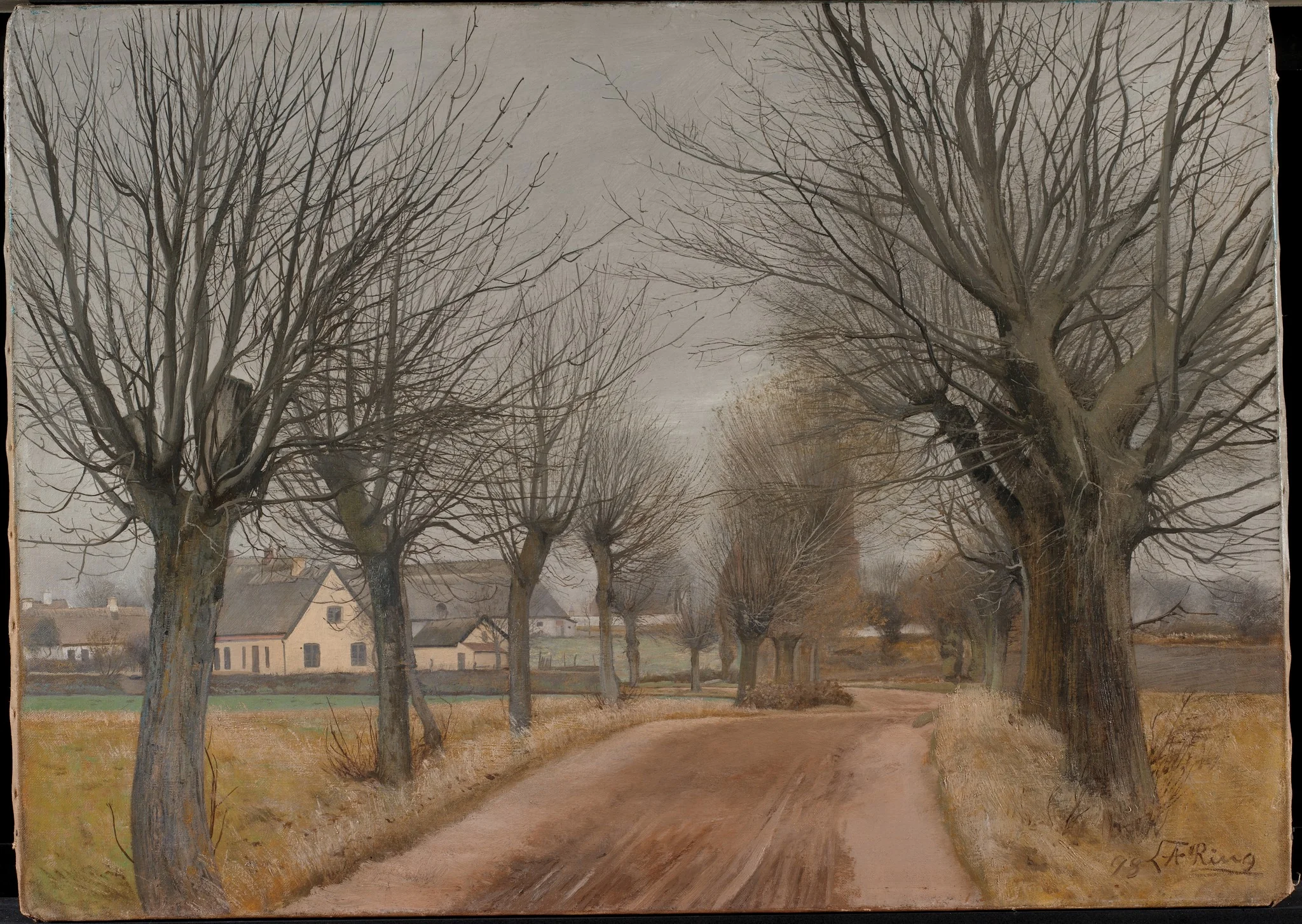 A Road near Vinderød, Zealand, detail
