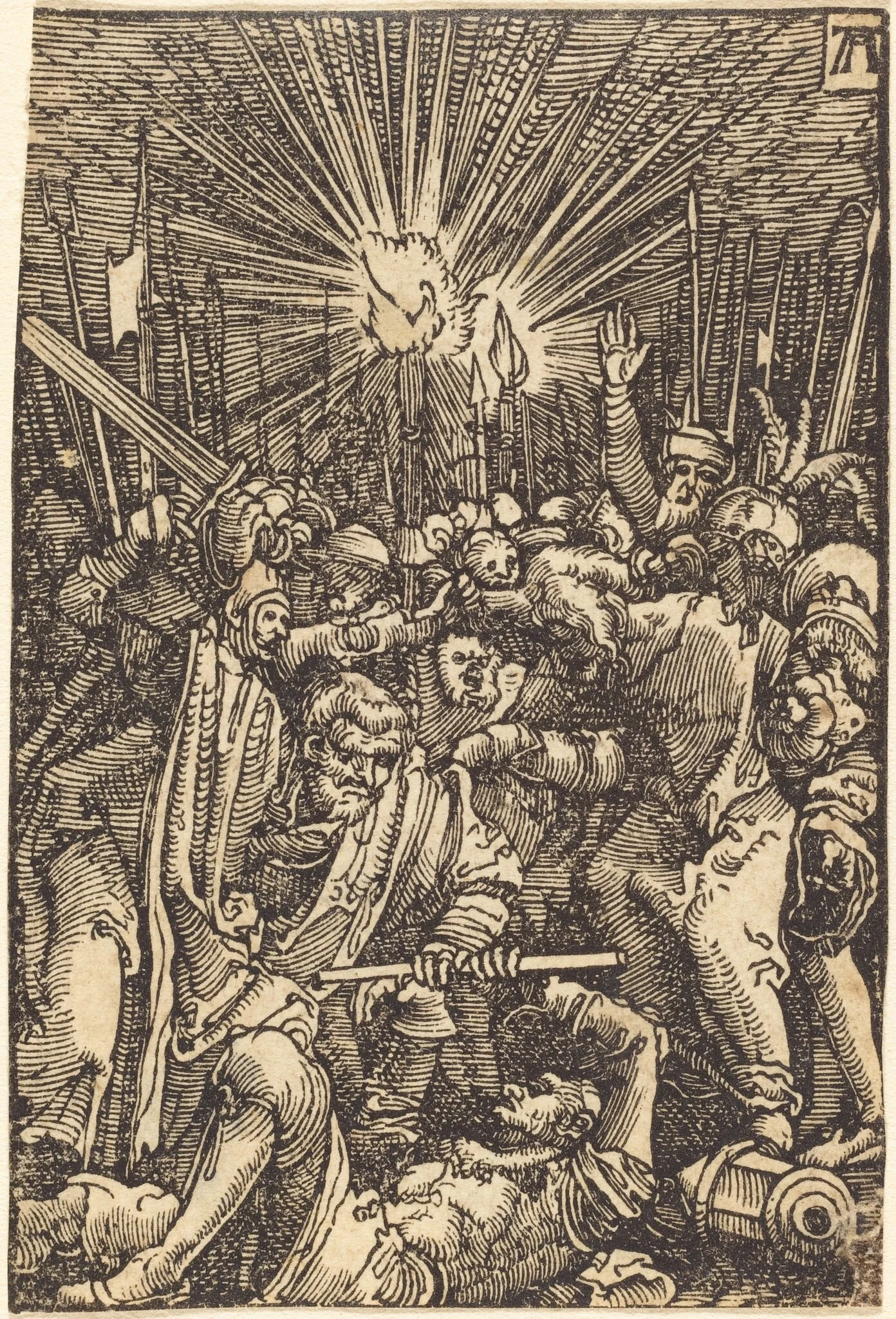 The Arrest of Christ, detail