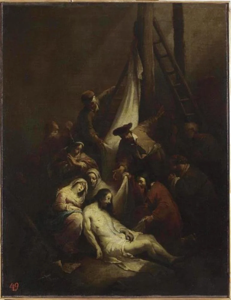 The Descent from the Cross, detail