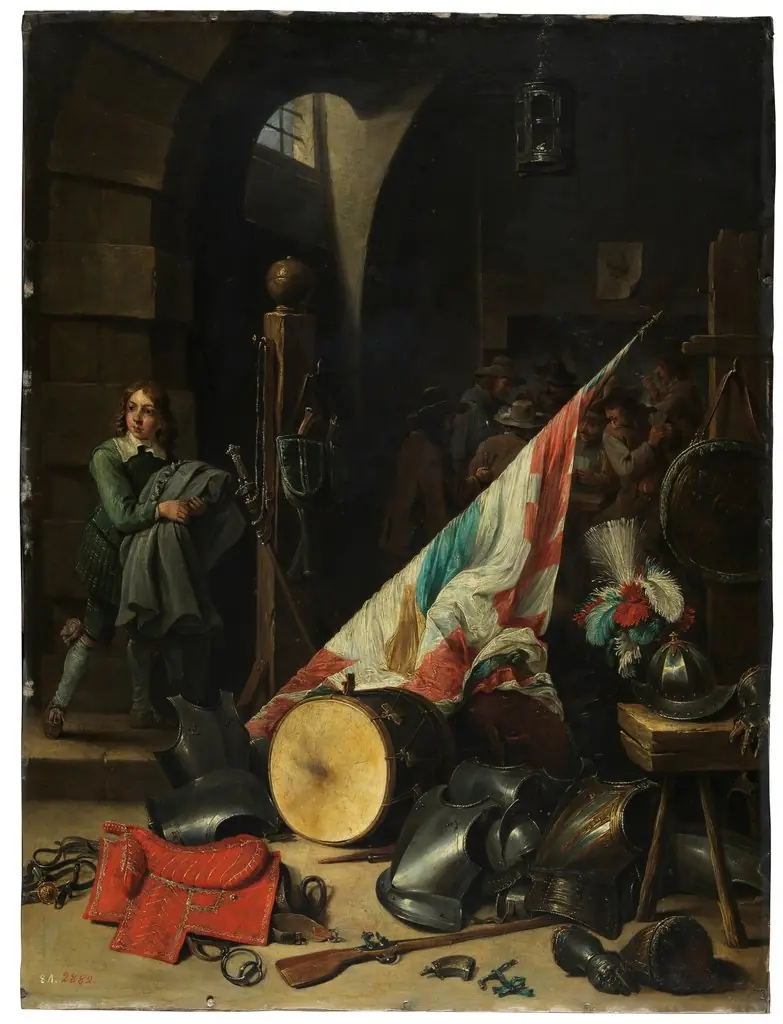 The Guard-Room, by David Teniers the Younger, oil, 1640