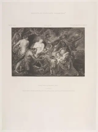 Peace and War, by Charles Heath, 1850