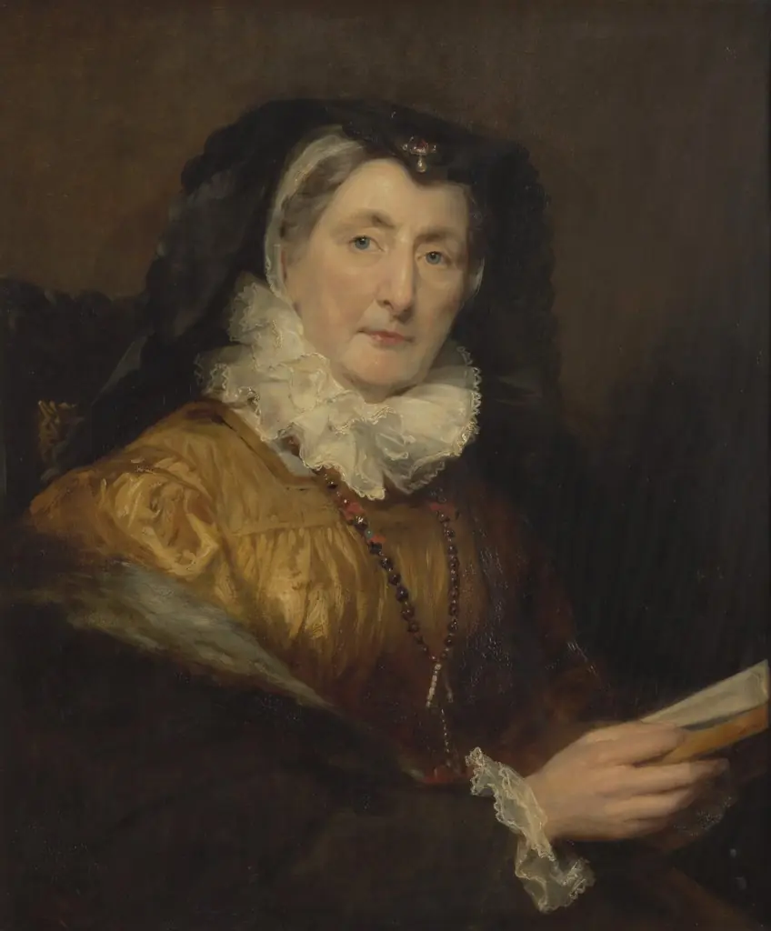 Portrait of Mrs W. Collins, by Margaret Sarah Carpenter, oil, 1826