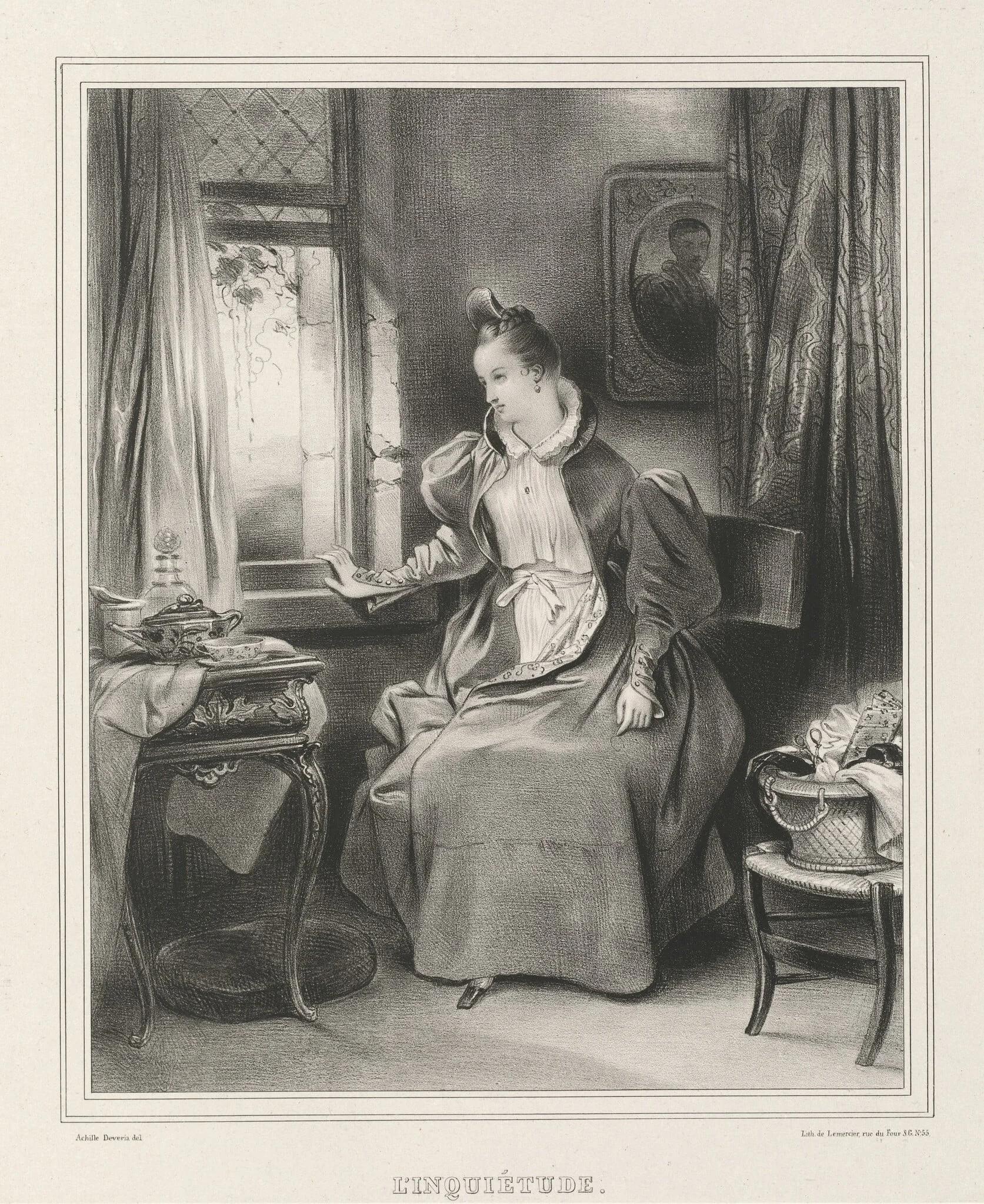 L'Inquietude, detail