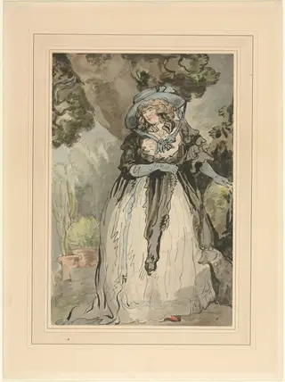 Mrs. Samuel Howitt (née Elizabeth Rowlandson), by George Moutard Woodward, 1782