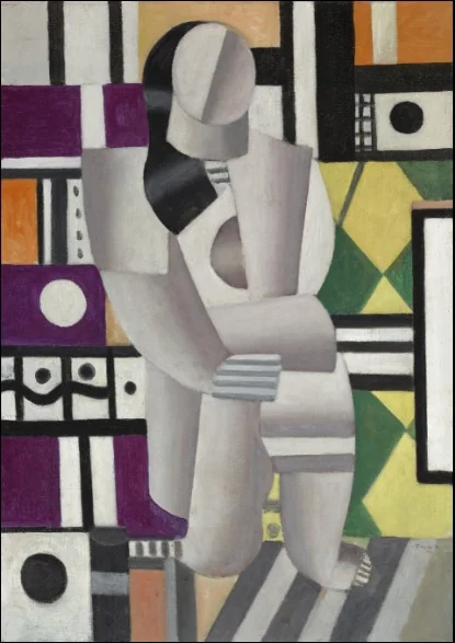 Woman on One Knee, detail