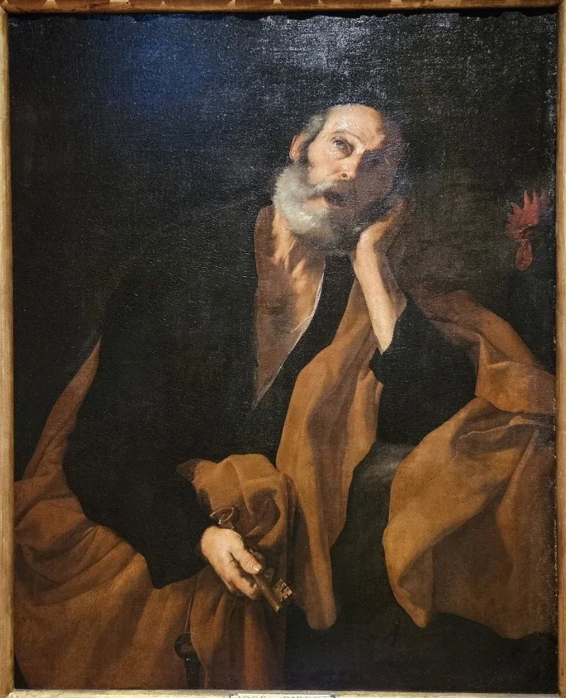 O Arrependimento de São Pedro, detail