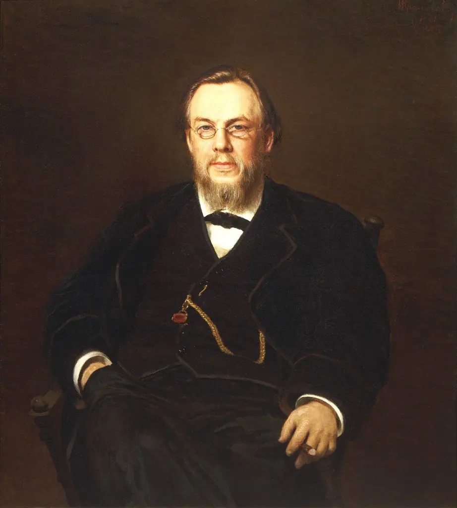 Sergey Botkin, by Ivan Kramskoi, oil, 1891