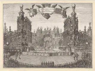 H Beard Print Collection, by Ferdinando Galli Bibiena, 1716