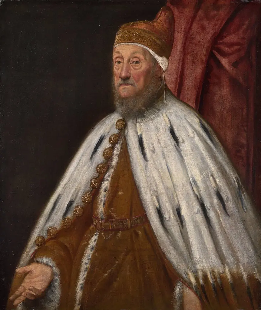 Doge Pietro Loredano, by Jacopo Tintoretto, oil, 1568