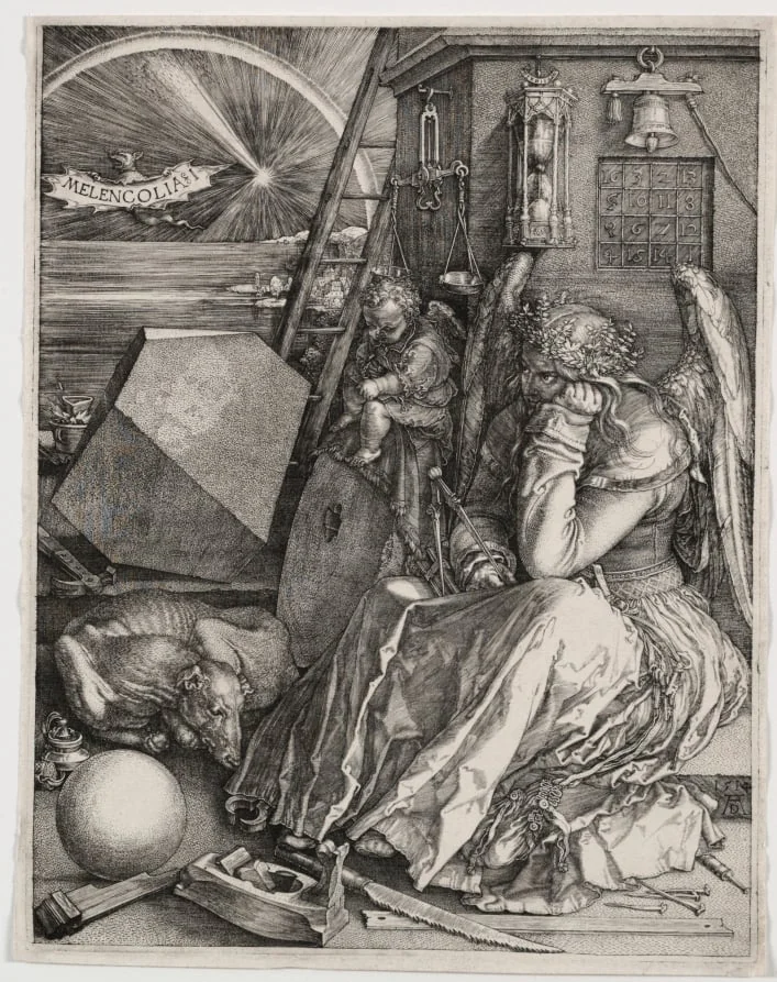 Melencolia I, detail