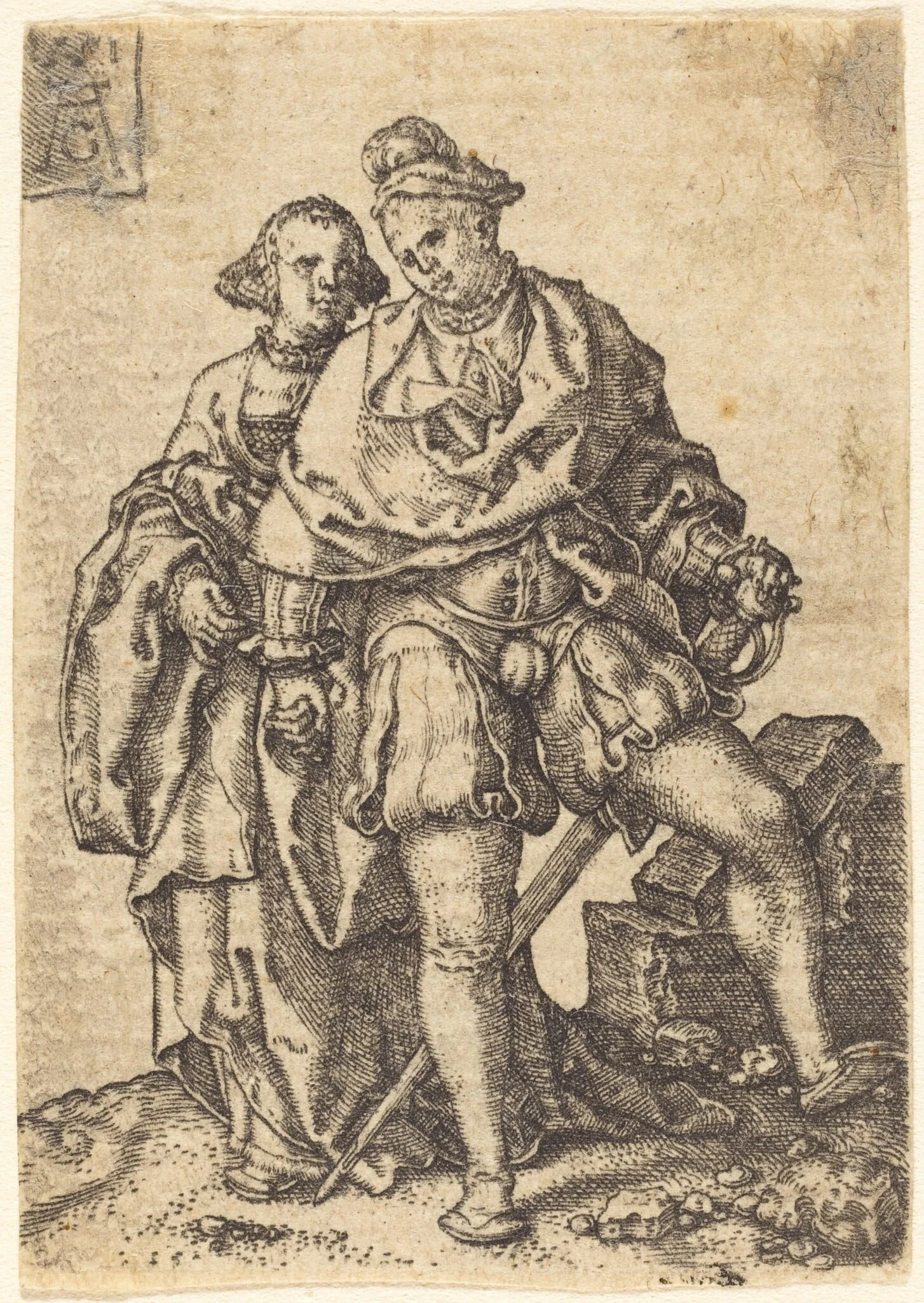Dancing Couple, detail