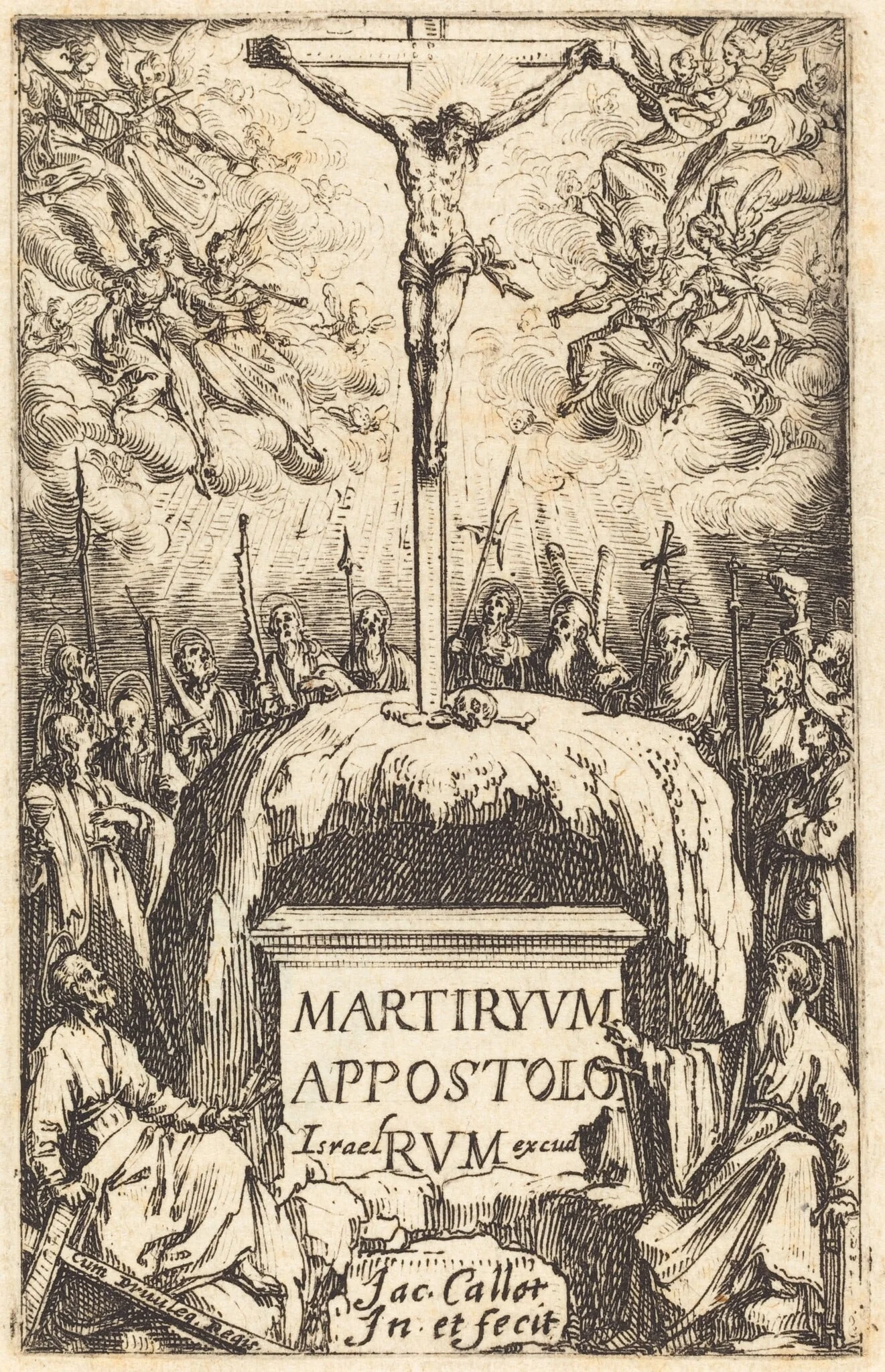Title Page for "The Martyrdoms of the Apostles", detail