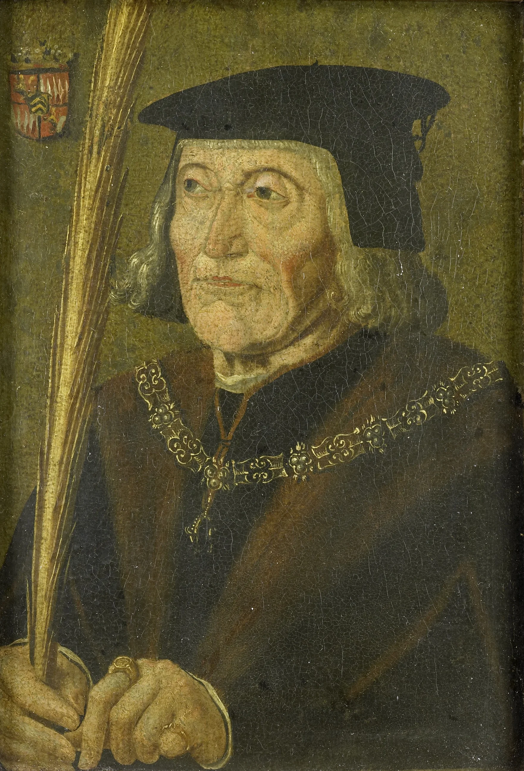 Portrait of Jan van Egmond (1438-1516), Count of Egmond, detail