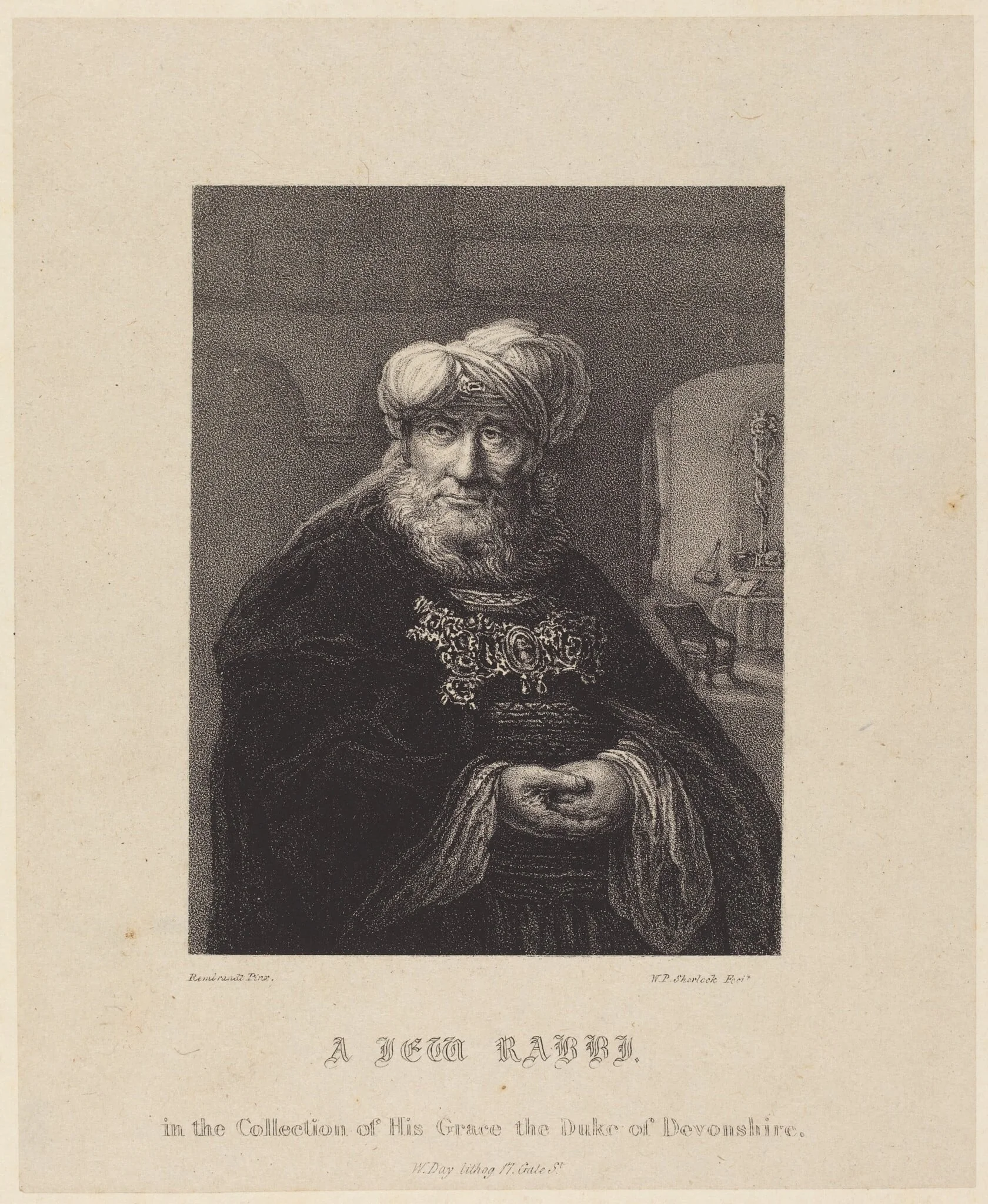A Jewish Rabbi, detail