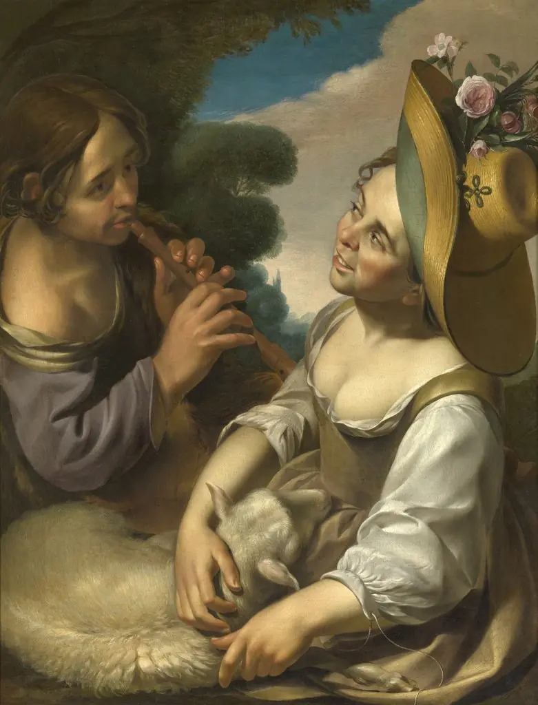 Pastoral Amusement, by Wouter Crabeth II, oil, 1629