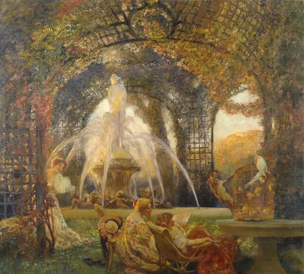 The Arbor, by Gaston La Touche, oil, 1906