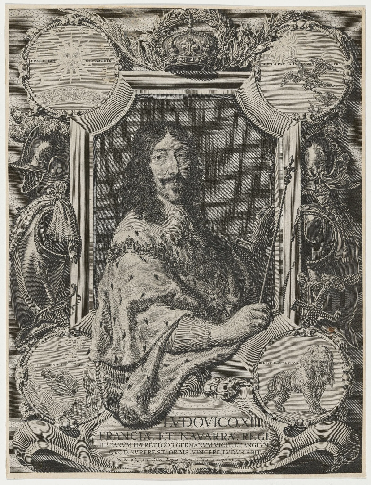 Louis XIII, detail