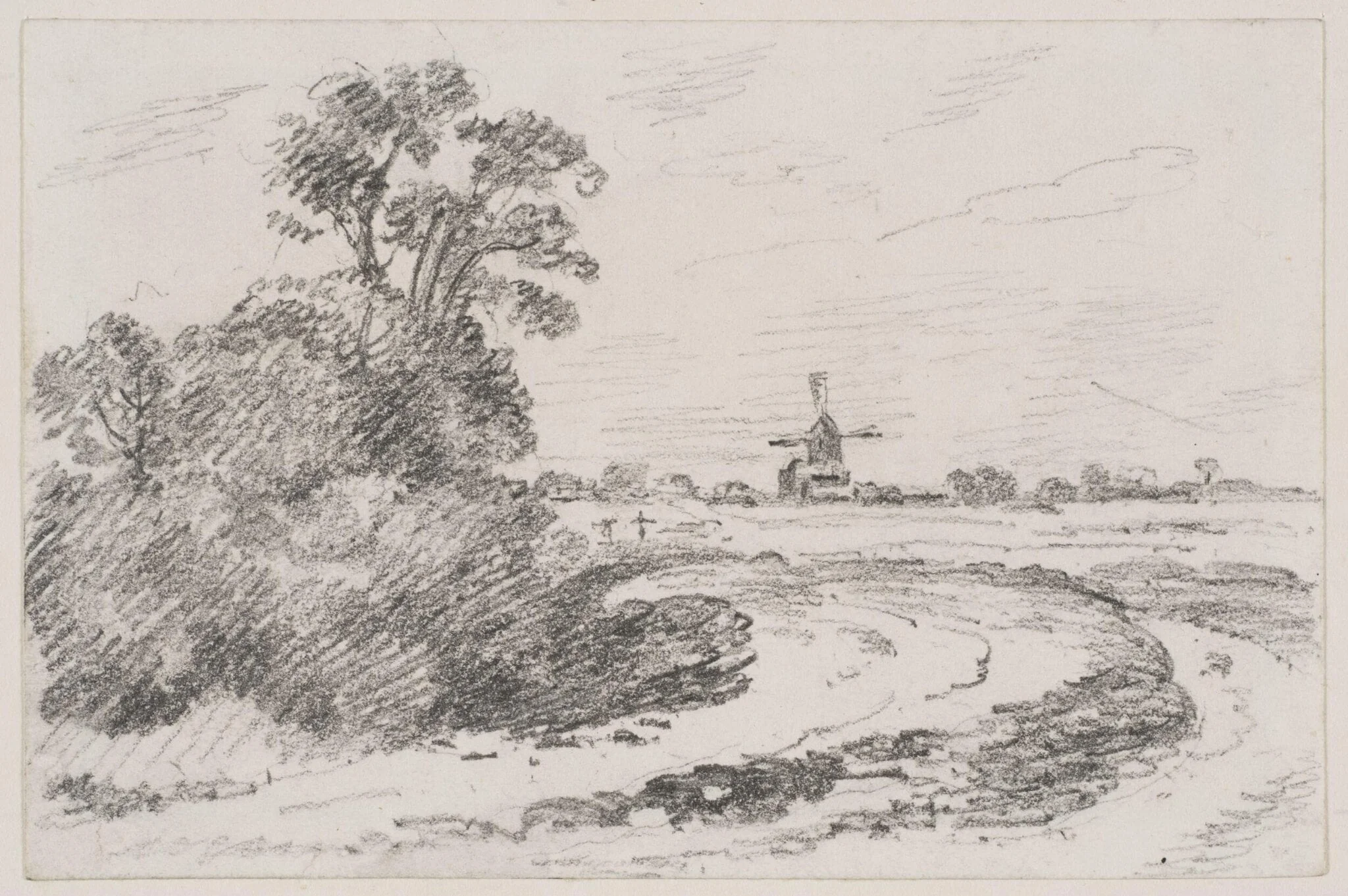 The family windmill at Bergholt Heath, detail