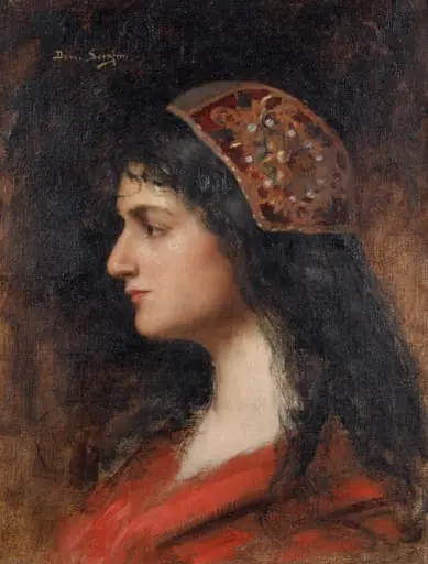 Florentină, by Dimitrie Serafim, 1850