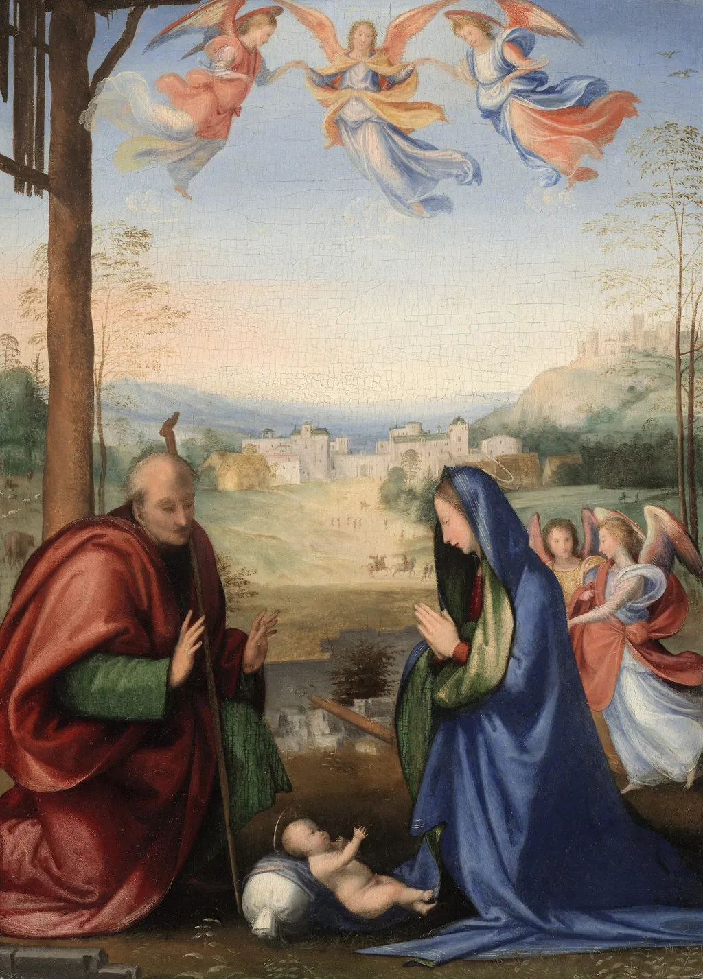 The Nativity, by Fra Bartolomeo, oil, 1504