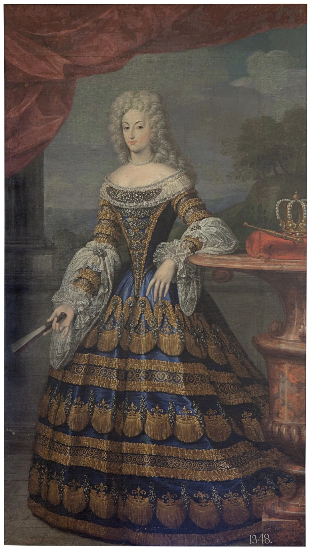 Mariana de Neoburgo reina de España, detail