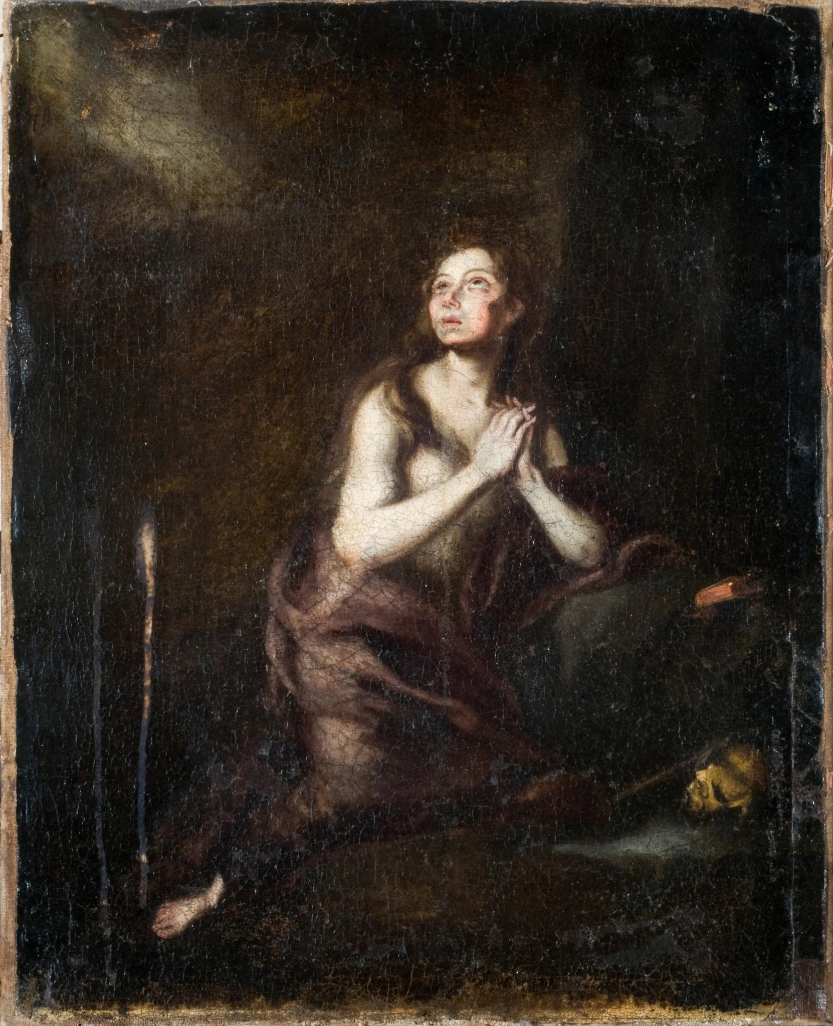 The vision of the Magdalena, detail