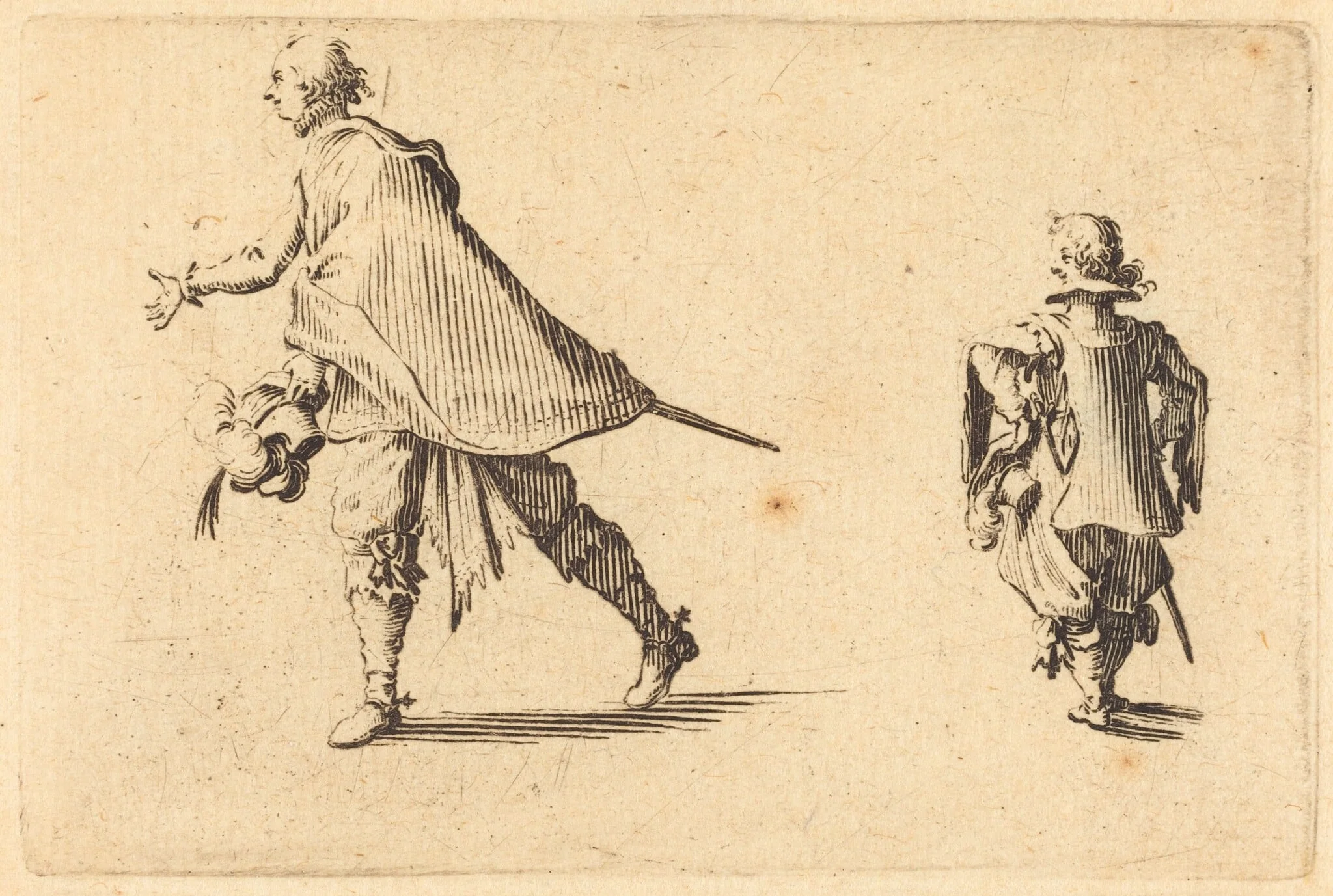 Gentleman and His Page, detail