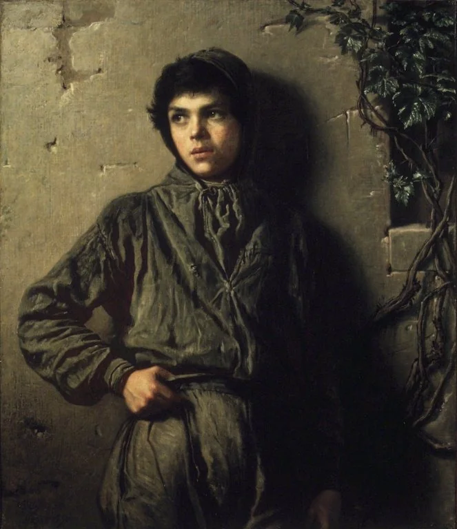 The Savoyard Boy, detail